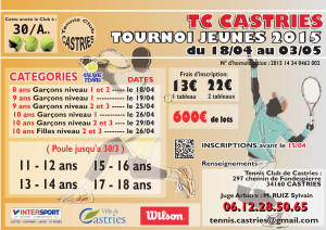 AFFICHE tournoi jeune 2015